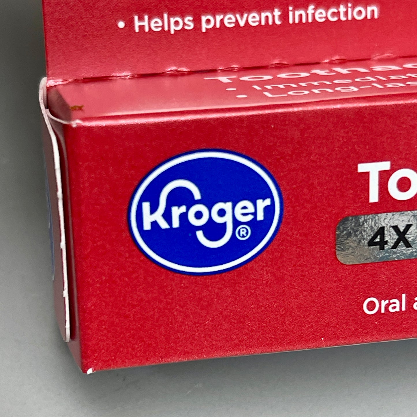 KROGER (2 PACK) Toothache & Gum Relief 4X Medicated Cream 0.33oz BB 04/26