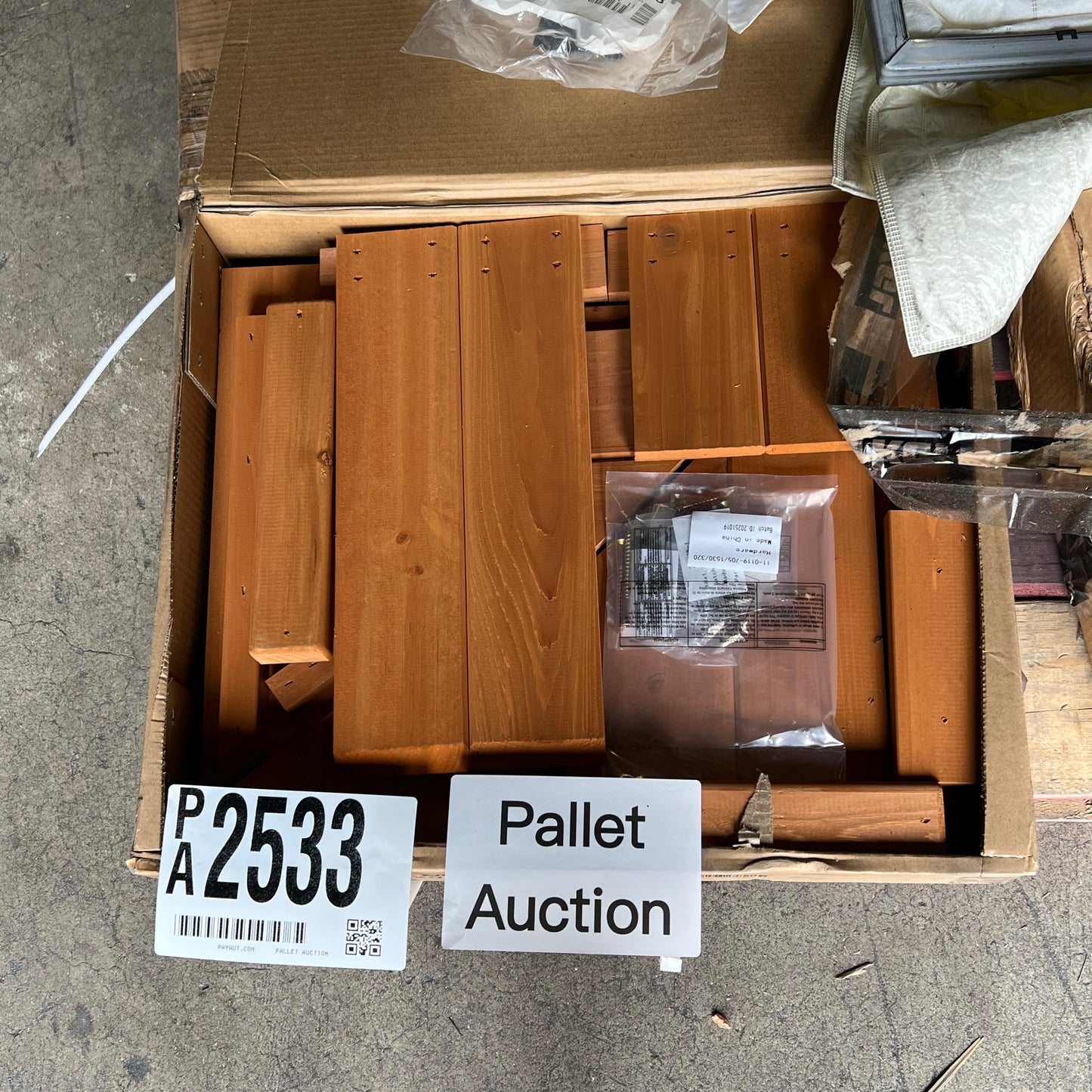 ZA@ Pallet of MIXED Playground Hardware & Wood, Metal Sheets, Playground Windows & More!! (AS-IS)