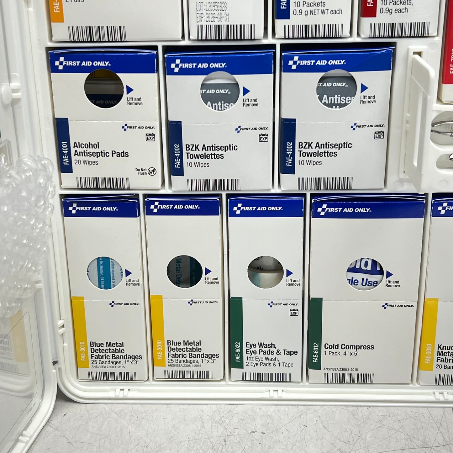 FC SAFETY First Aid Cabinet Smart Compliance Food & Meds 90659-021 BB 03/27