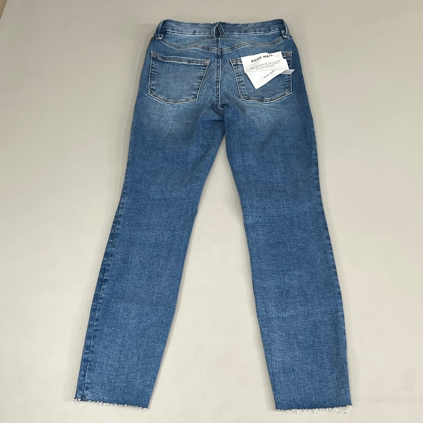 GOOD AMERICAN Good Waist High-Rise Jeans Women's Sz 004 Indigo324 GWAFDV478T