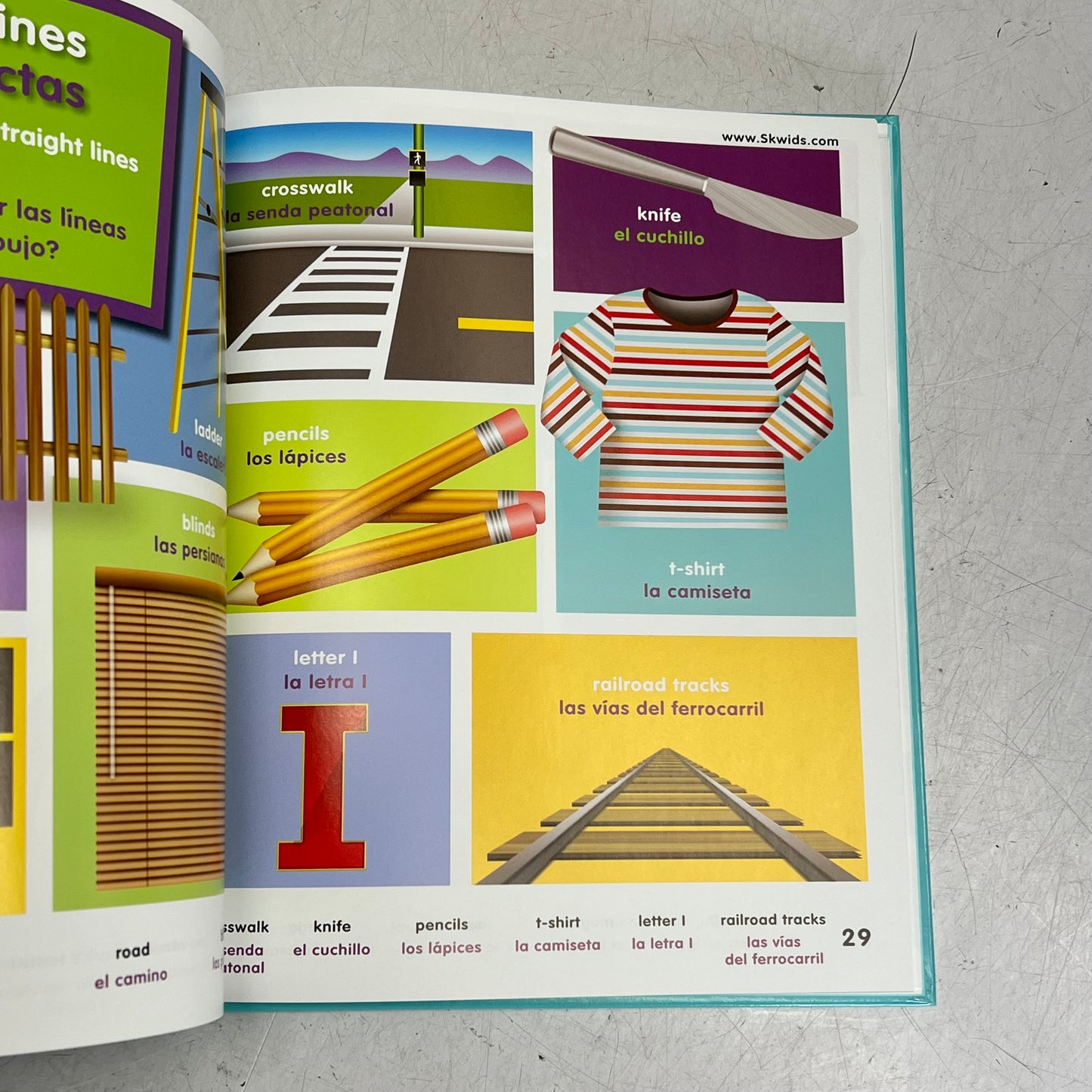MY BOOKS OF COLORS, NUMBERS, SHAPES & WORDS Children's Hardback Bilingual Set