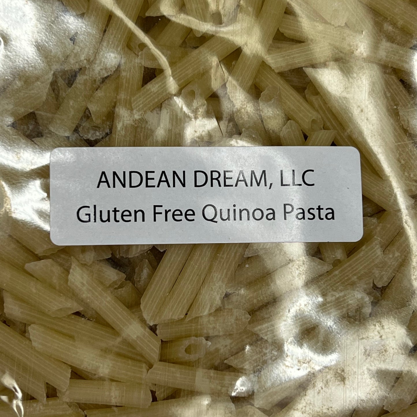 ANDEAN DREAM (3 PACK) Gluten Free Organic Penne Quinoa Pasta 17 oz Bags BB 04/28