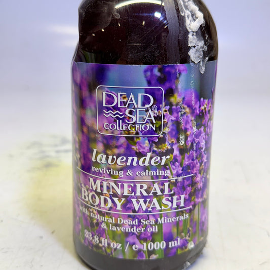 ZA@ DEAD SEA COLLECTION (2 PACK) Lavender Mineral Body Wash Calming 33.8 Fl Oz (As- Is)
