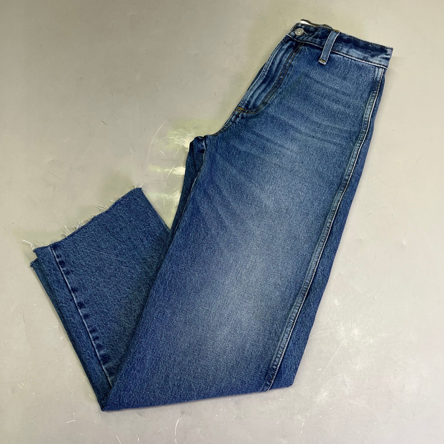 BOYISH BY HER Straight Leg Pant Classic Women's Sz 26 Freaks (Medium Washed)