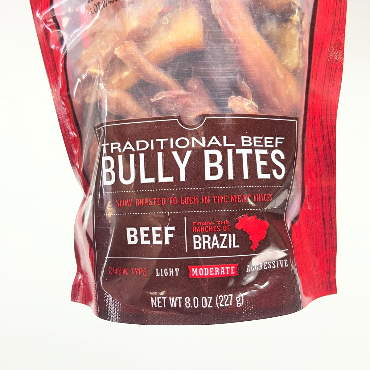 GOOD LOVIN (3 PACK) Dog Chews Traditional Beef Bully Bites Treats 8oz BB 02/27