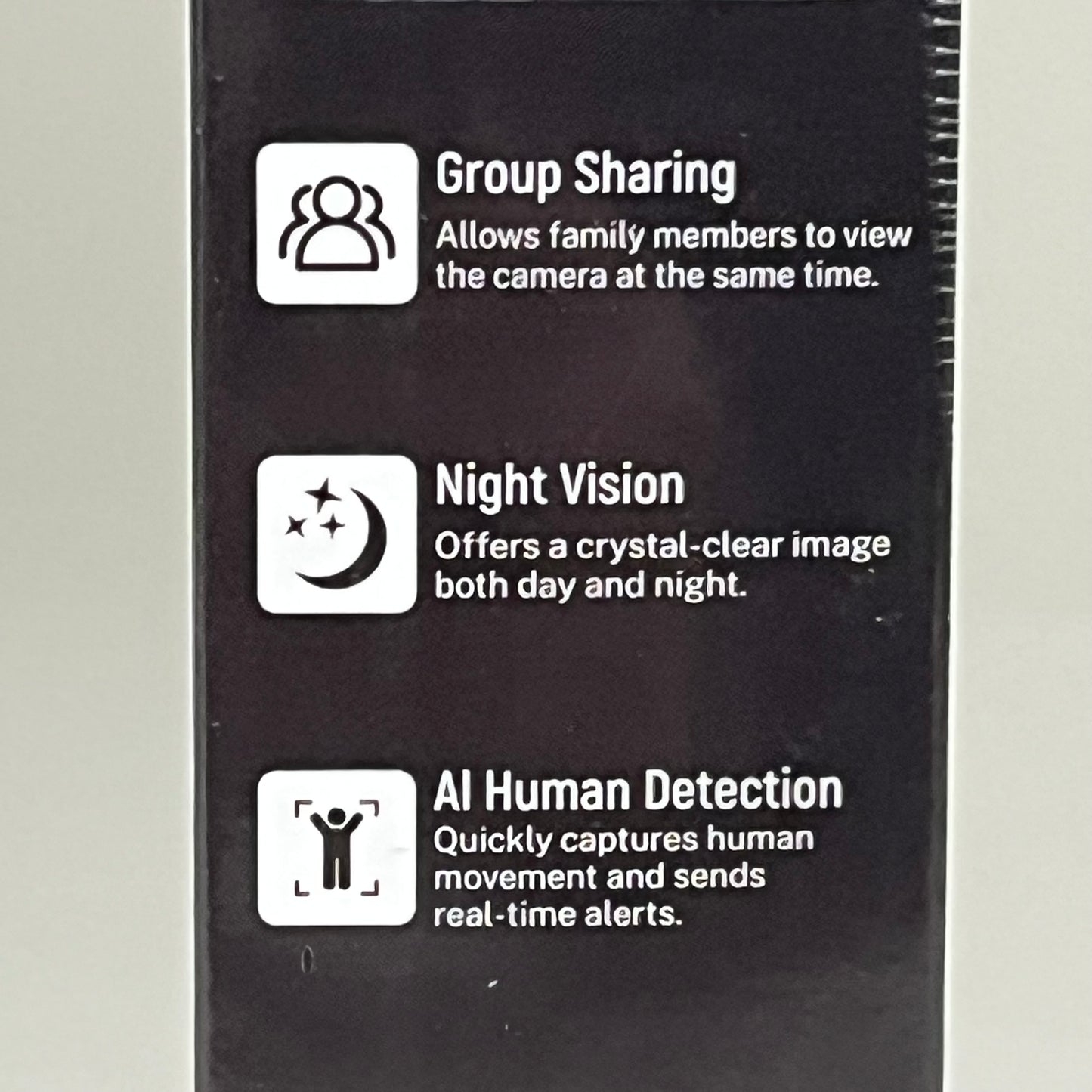 SHENZHEN PUGE ELECTRONICS Wireless Smart 2.4 GHz Wi-Fi Doorbell Camera P50 Black