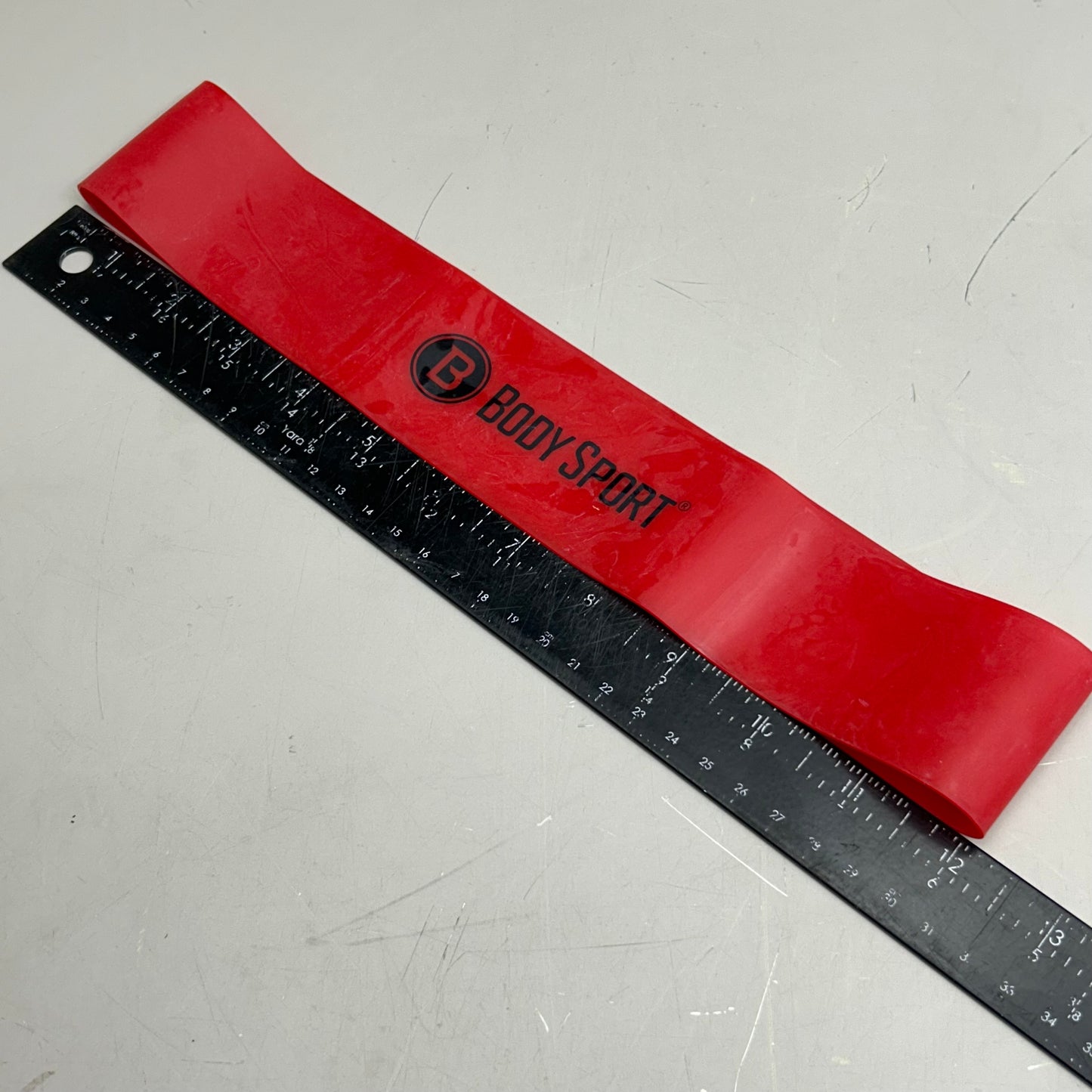 BODY SPORTS (2 Pack) Loop Exercise Band Heavy Resistance Red 2"x24"