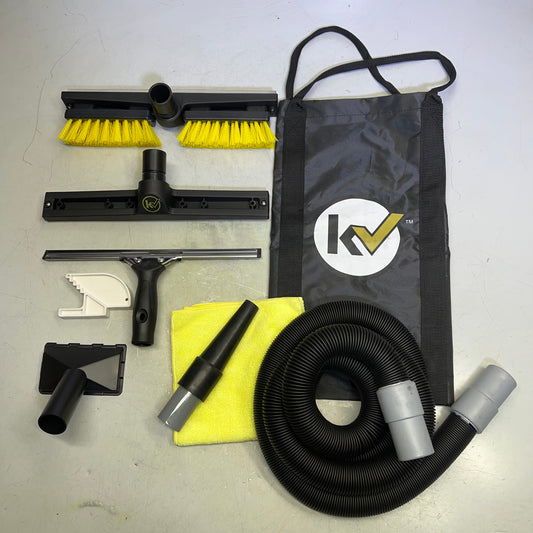 KAIVAC (7 PIECE SET) GENUINE OEM Accessory Kit For Machine Black/Grey ACCNTC