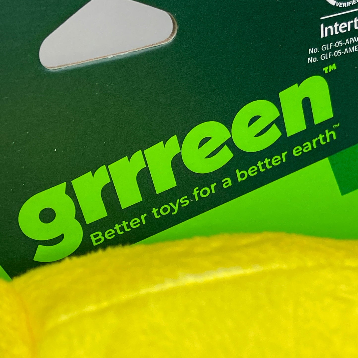 GRRREEN Mahi Mahi Fish Plush Dog Toy Squeaky for Interactive Play