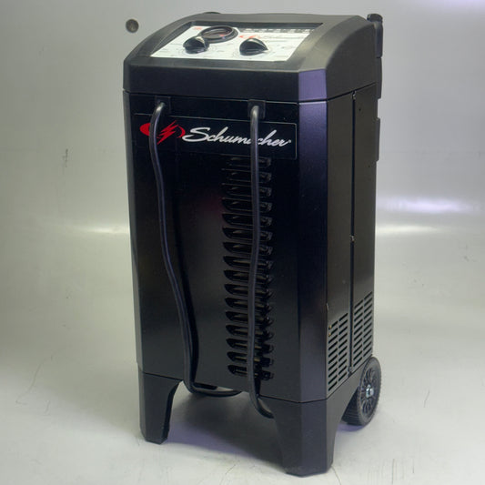 SCHUMACHER Electric Wheeled Manual 10A Car Battery Charger and 200A Engine Starter SC1633