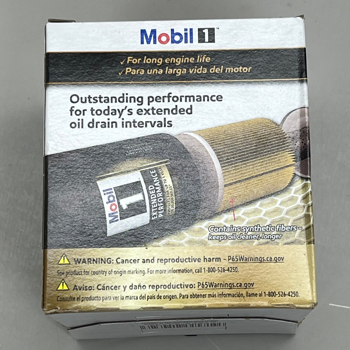 MOBIL1 (2 PACK) Extended Performance oil Filter Protects 20,000 Miles M1-102A