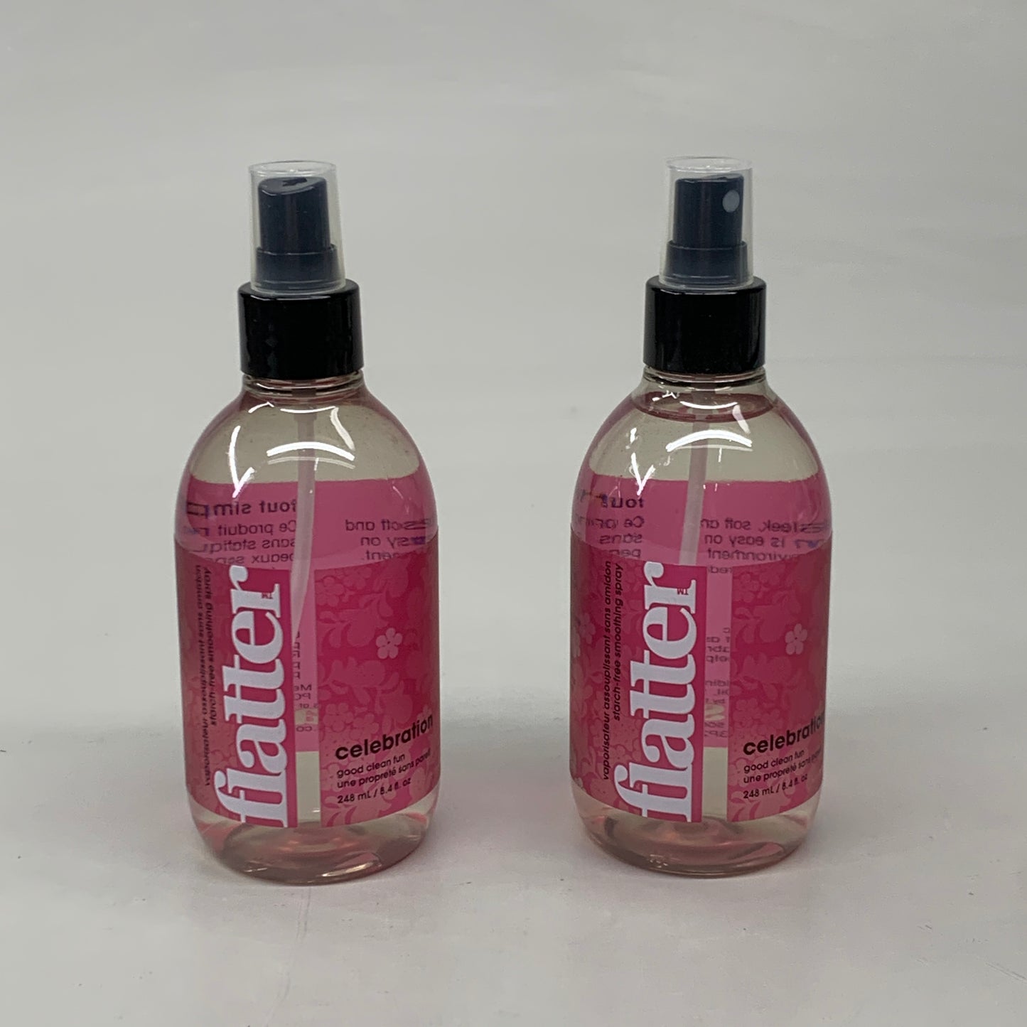 FLATTER (2 PACK) Celebration Smoothing Fabric Spray 8.4 fl oz R-F08G