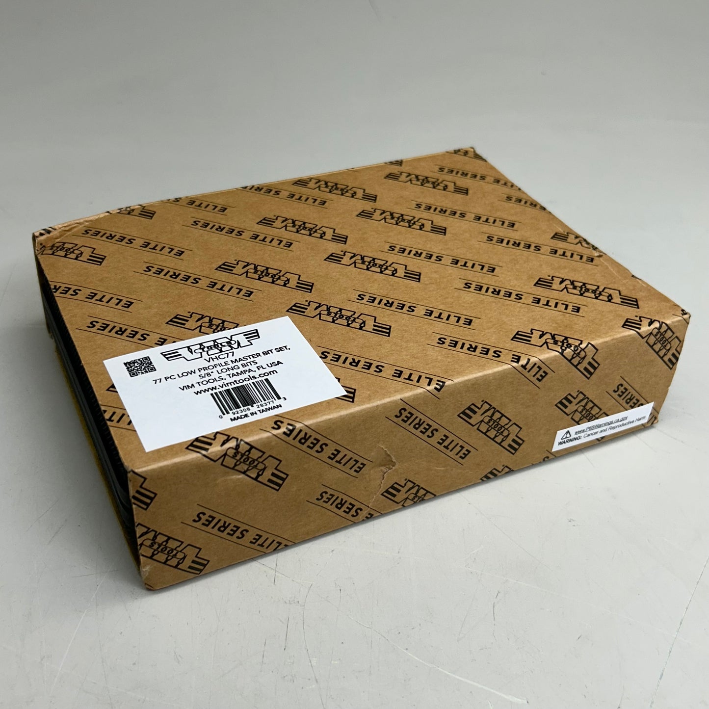 VIM TOOLS (77 PCS) Low Profile Master Bit Set 5/8" Long Bits Black VHC77