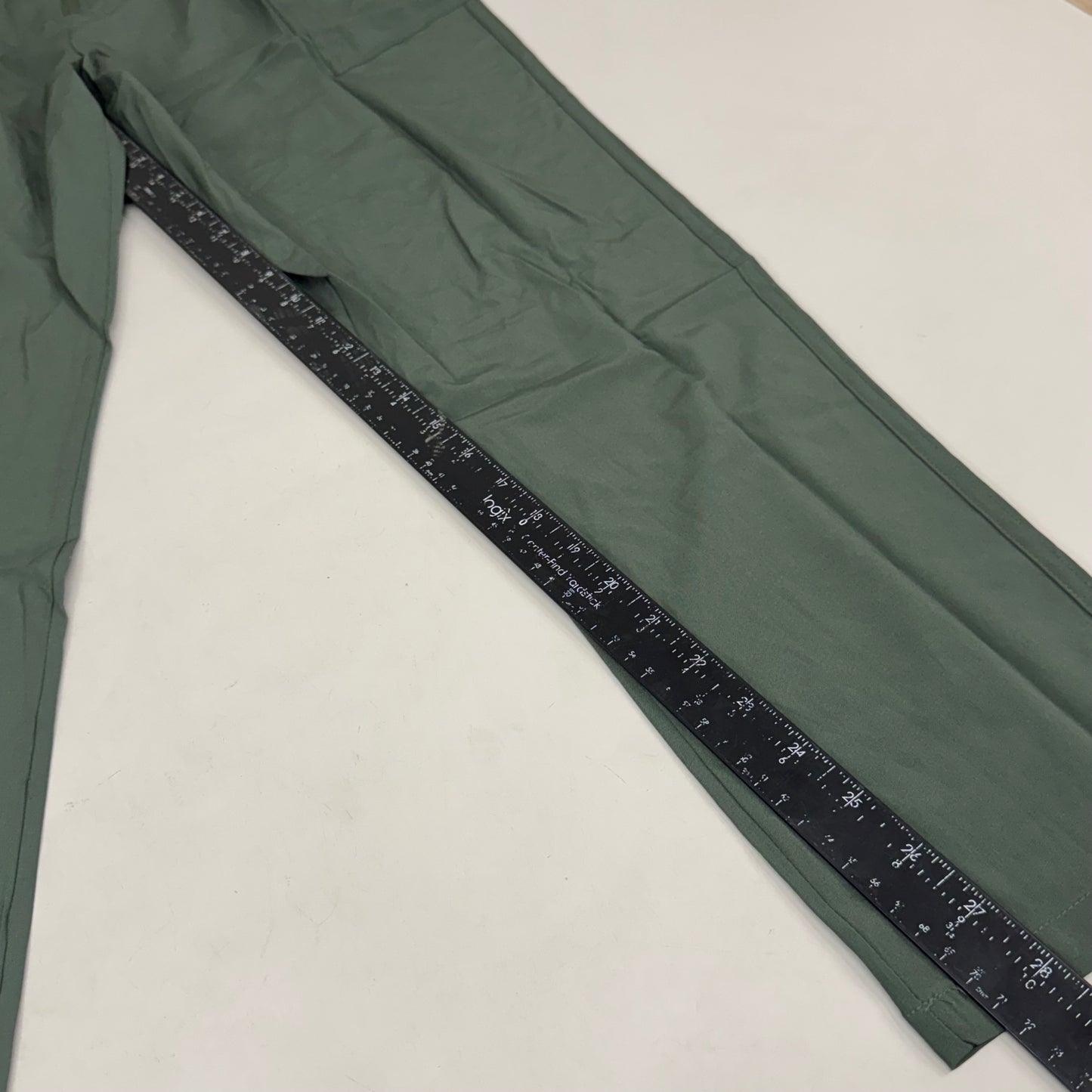 GREEN TOWN 4 Flex Scrubs Jumpsuit Cinch In Waist Women's Sz M Olive GFX-023AST