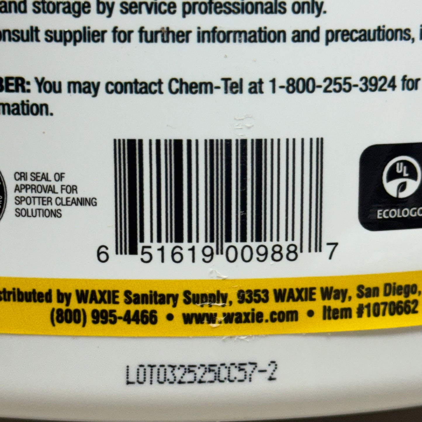 WAXIE-GREEN Encapsulating Carpet Spotter 32 fl oz White 1070662