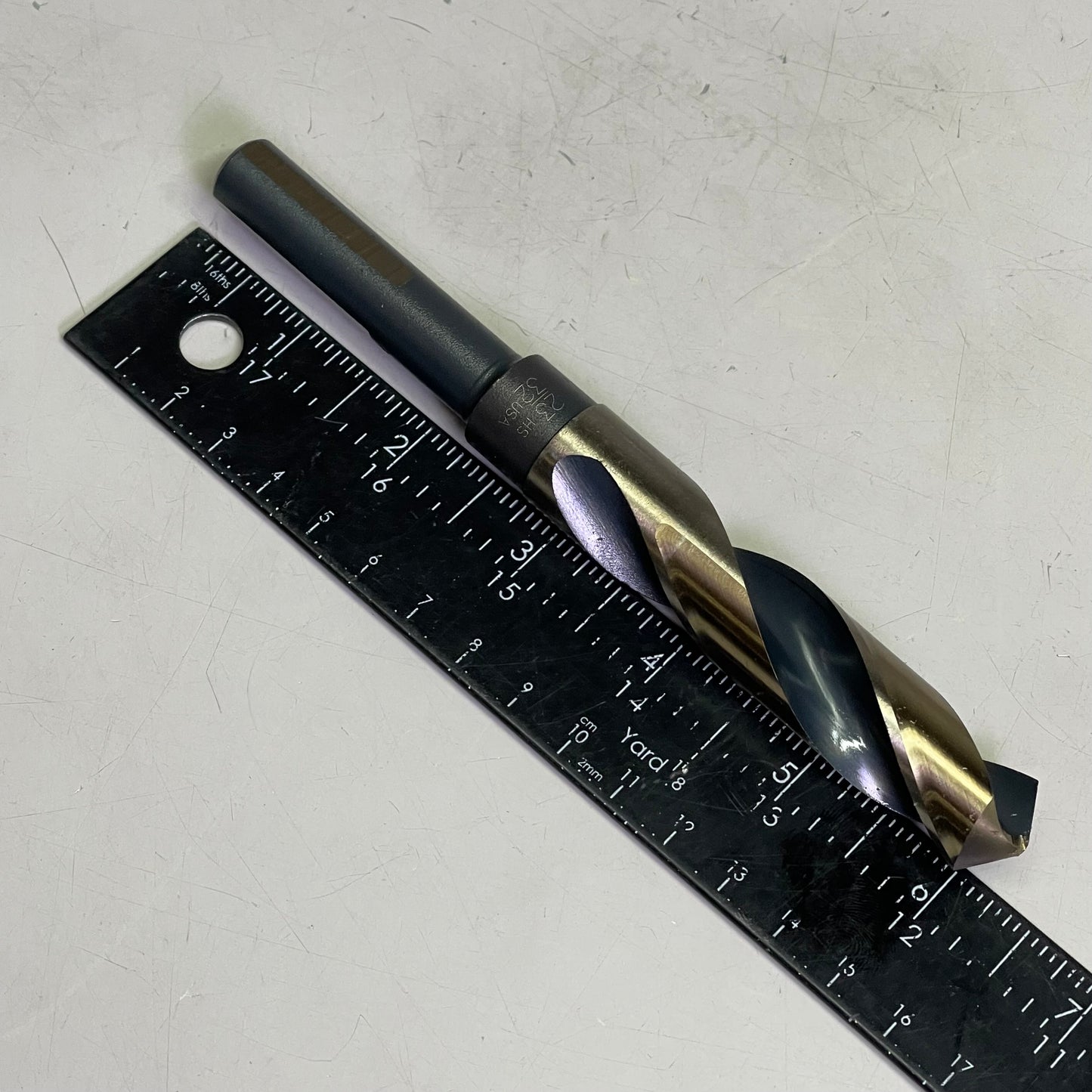 KIMBALL MIDWEST Super Primalloy Reduced Shank S&D Drill Bit 23/32"Dia x 6"L 82046