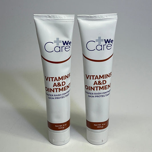 ZA@ DYNAREX (2 PACK) Vitamins A&D Ointment Diaper Rash & Skin Protectant 4oz BB 04/28 F