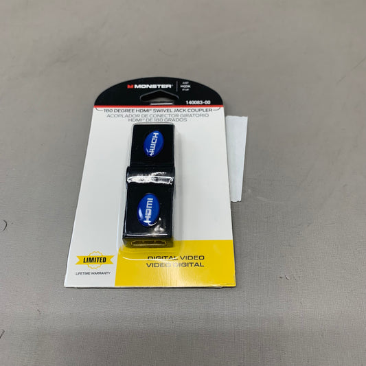 MONSTER Swivel Jack Coupler Blue/Black 140083-00