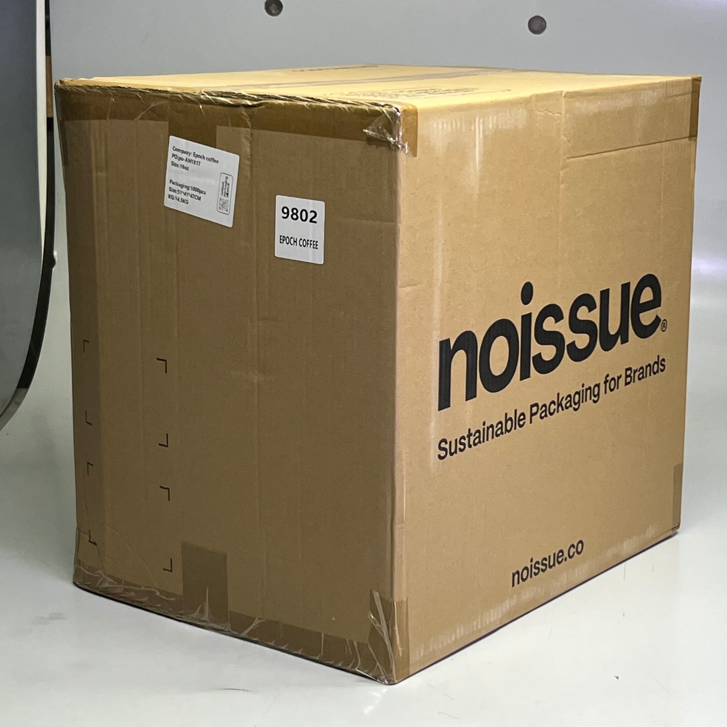 EPOCH COFFEE (1000 Cups) Plastic Cups 16 oz Clear PO-AN1817