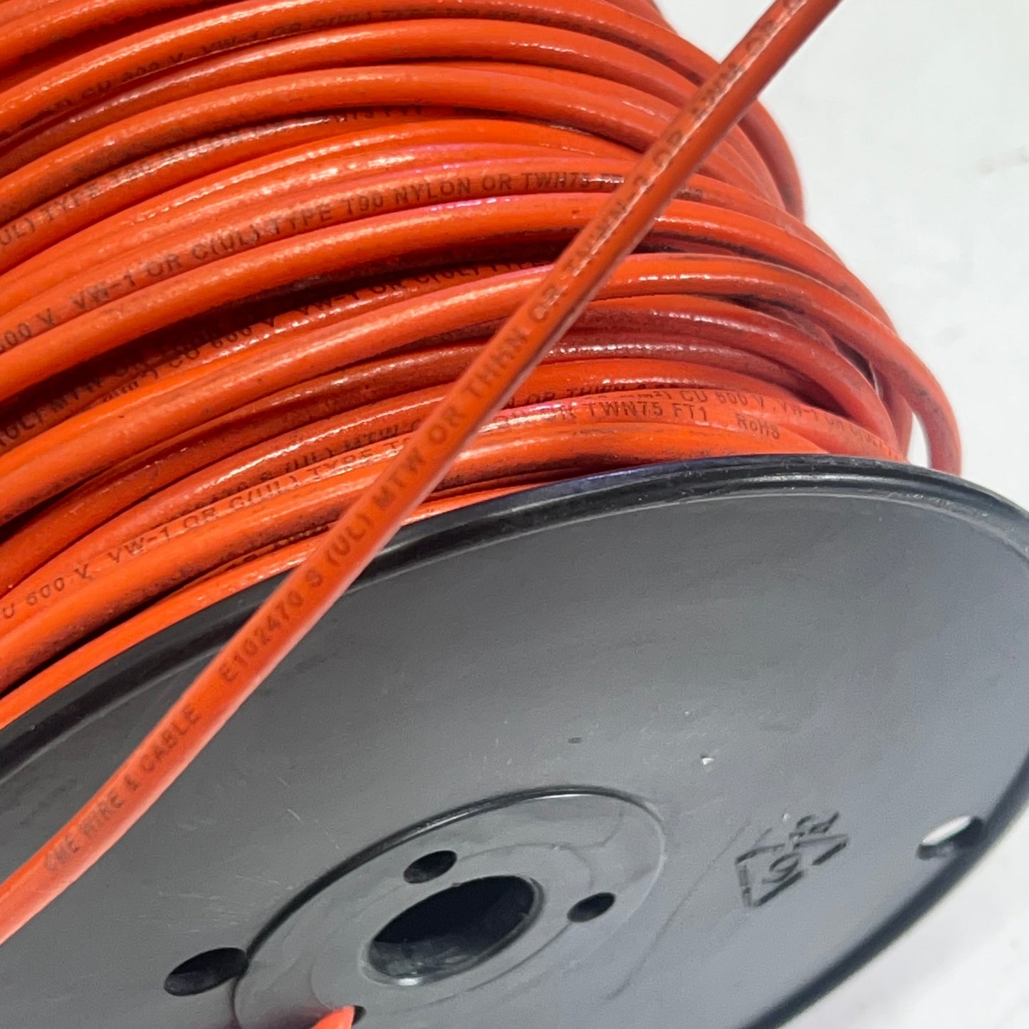 CME Stranded Insulated Tool Wire Mtv Applications  10 AWG 500' 600 V  Orange
