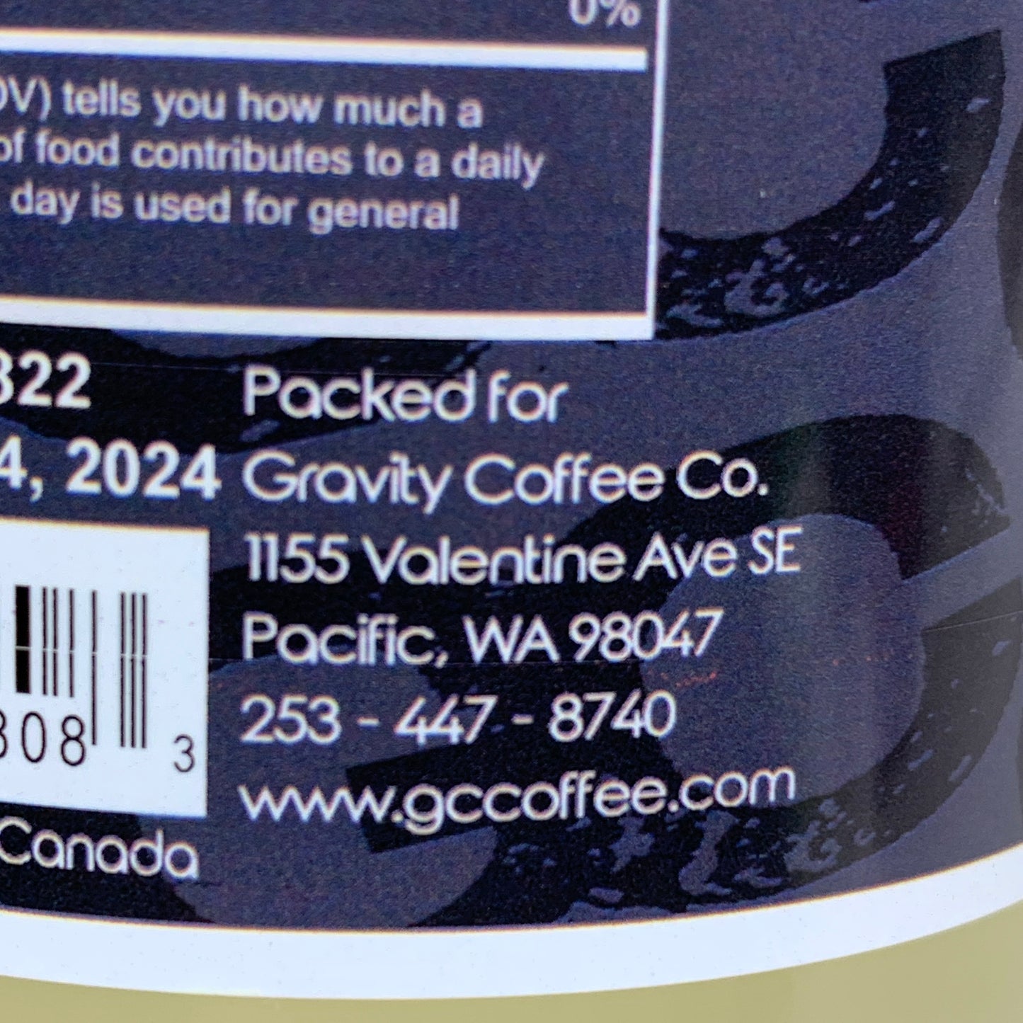 GC COFFEE CO. (3 PACK) Coconut Flavoring Syrup 32 fl oz BB 11/24 0308