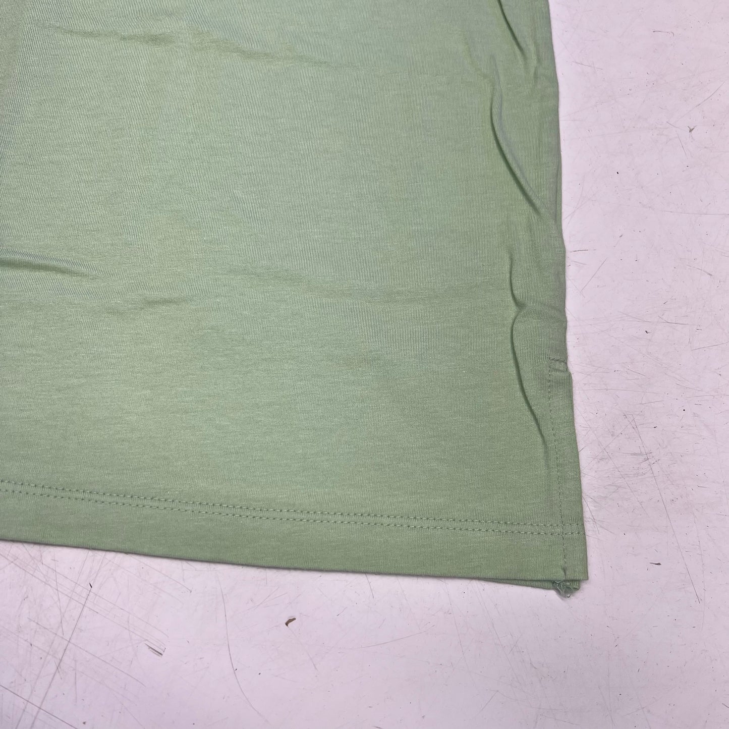 HANES Originals V Neck Tee Shirt W/ Chest Pocket Women's Sz 3X Butter Mint