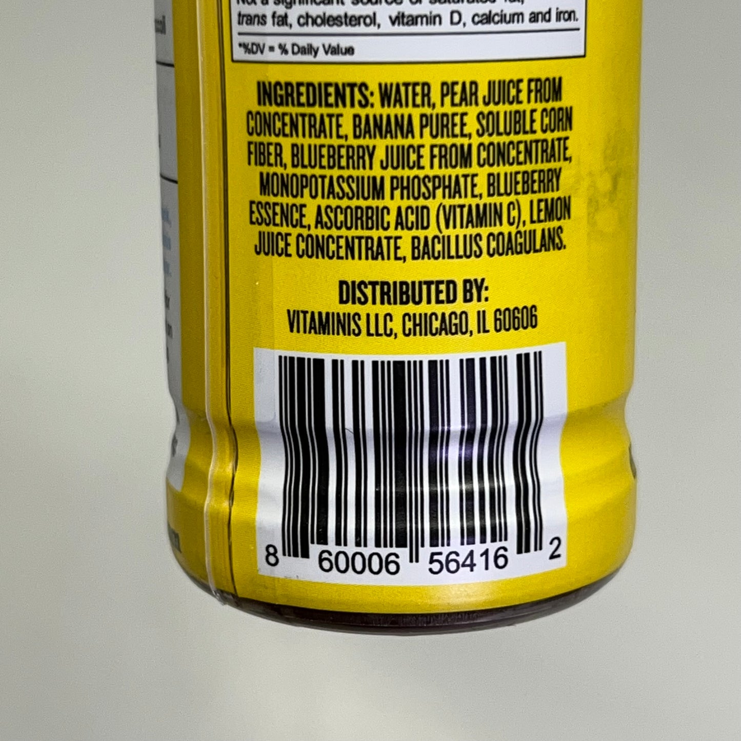 VITAMINIS (12 PACK) Gut Health Banana & Berry Flavor 100% Vegan BB 03/27