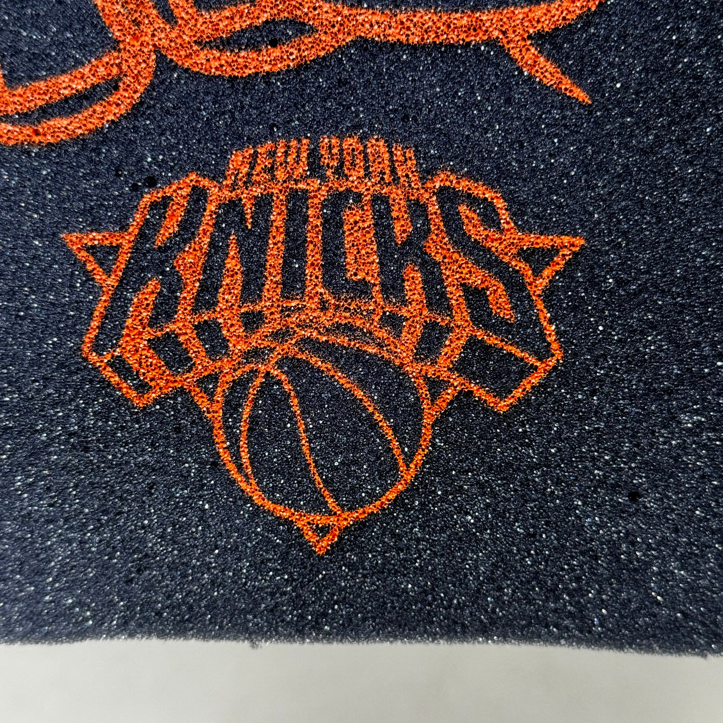 KITH X NEW YORK KNICKS Foam Finger 16.5" x 7.5" Dark Navy / Orange RARE (New)