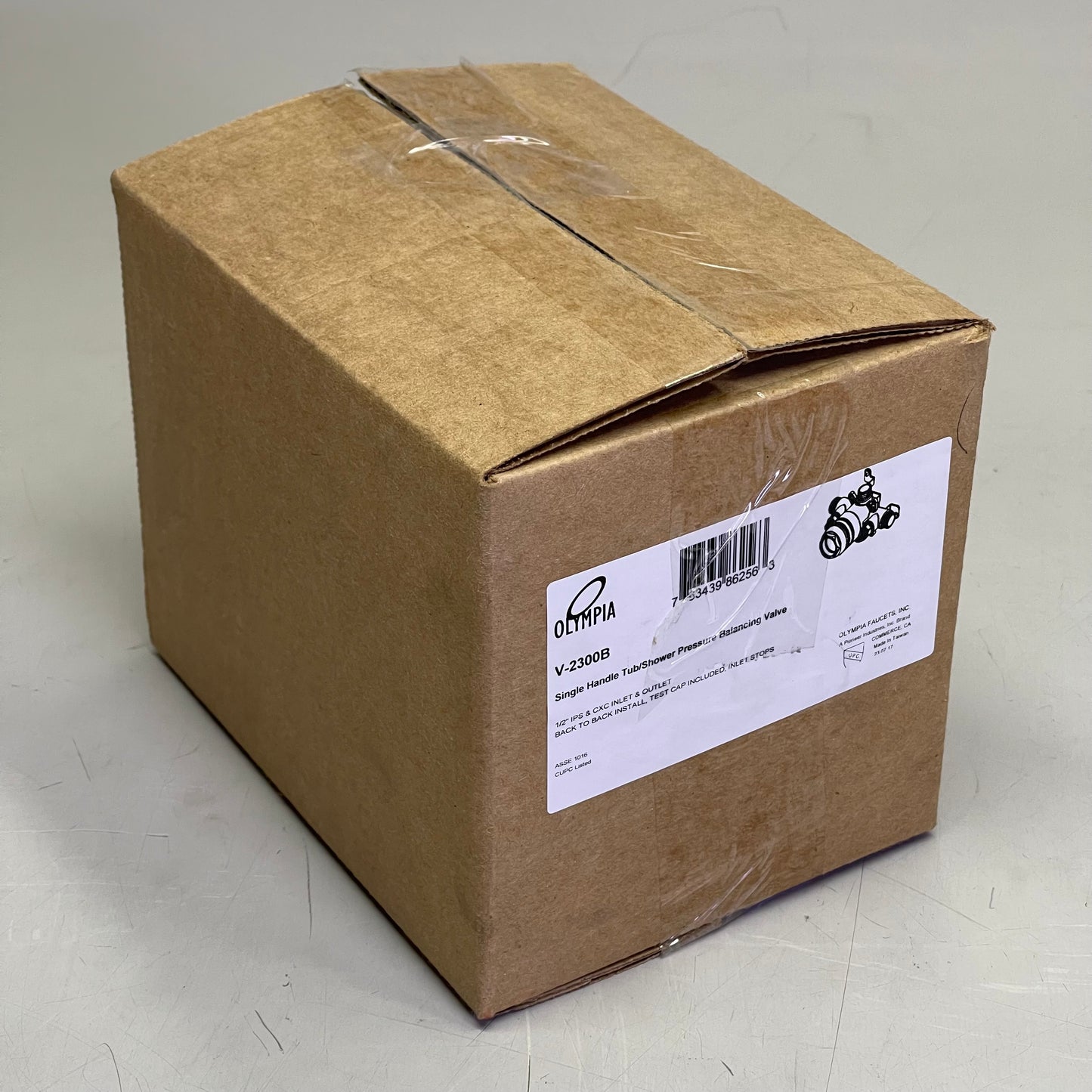 OLYMPIA Single Handle Tub/Shower Pressure Balancing Valve (With Shower Handle) V-2300B