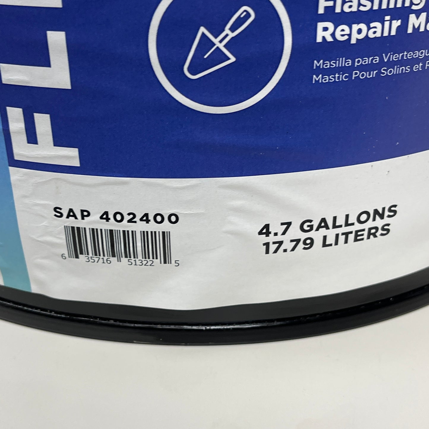 CERTAINTEED Flintbond All Weather SBS-Modified Bitumen Flashing Mastic 4.7 Gal (New)