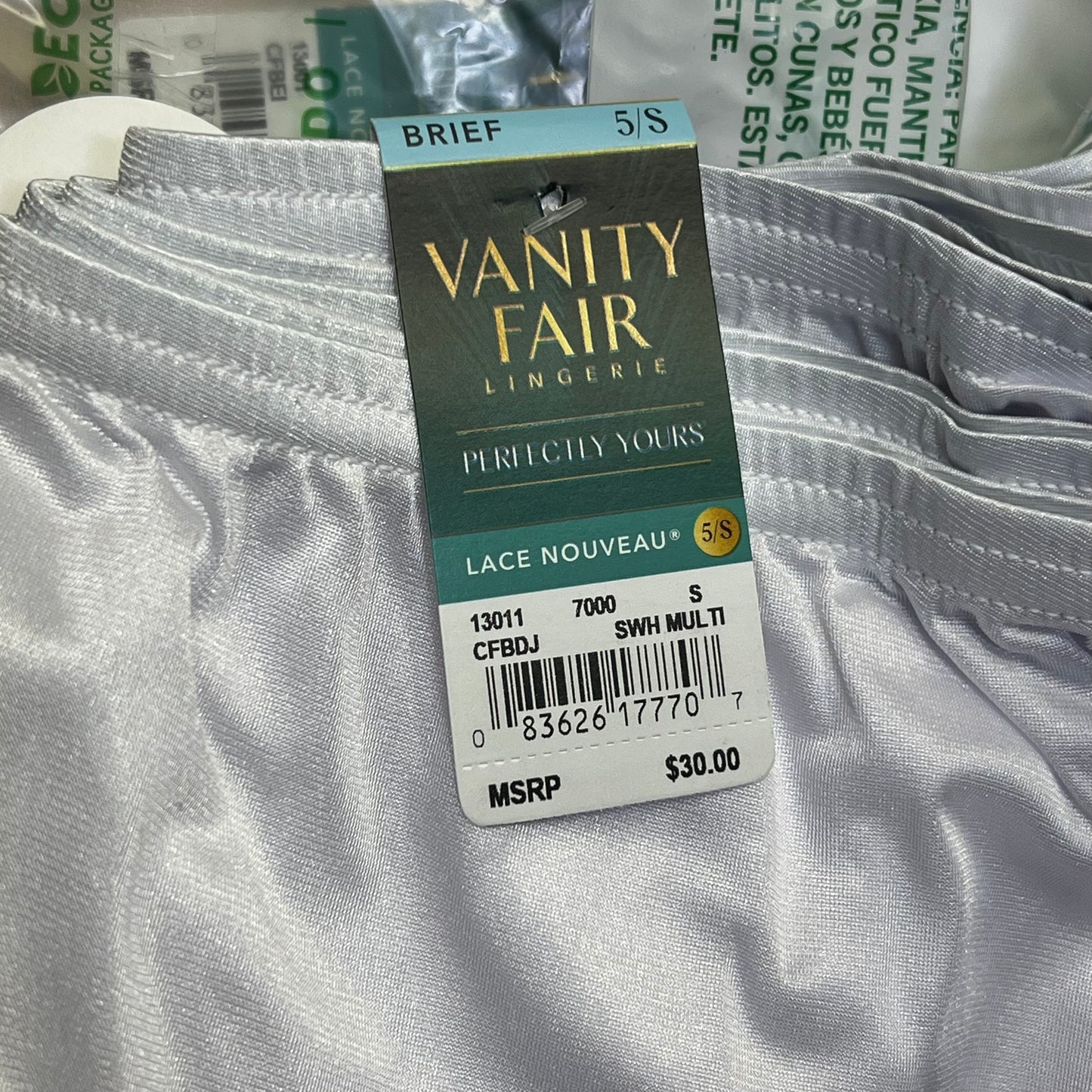 ZA@ VANITIY FAIR Lot Of Assorted Briefs w/ Lace Women's Variety Sz  Multicolor