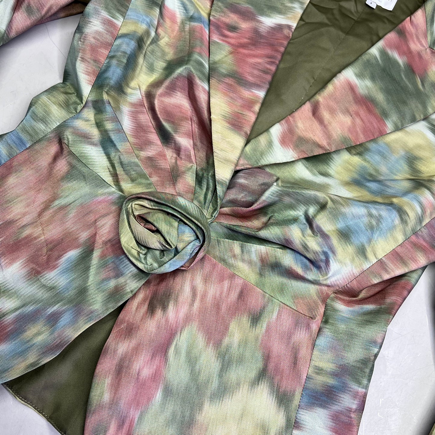 ARMANI COLLEZIONI Floral Print Blazer w/ Button Rose Women's Sz 4 (Pre-Owned)