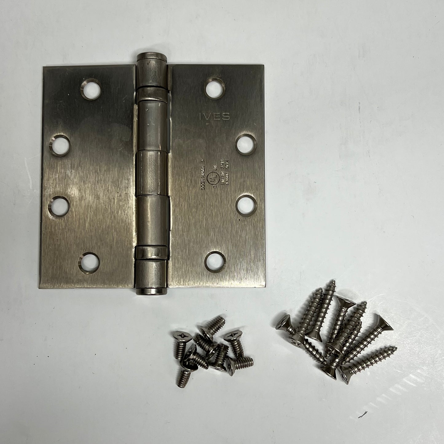 IVES (3 PACK) 5-Knuckle Full Mortise Butt Hinge 4.5X1.5 Stainless Steel 5BB1