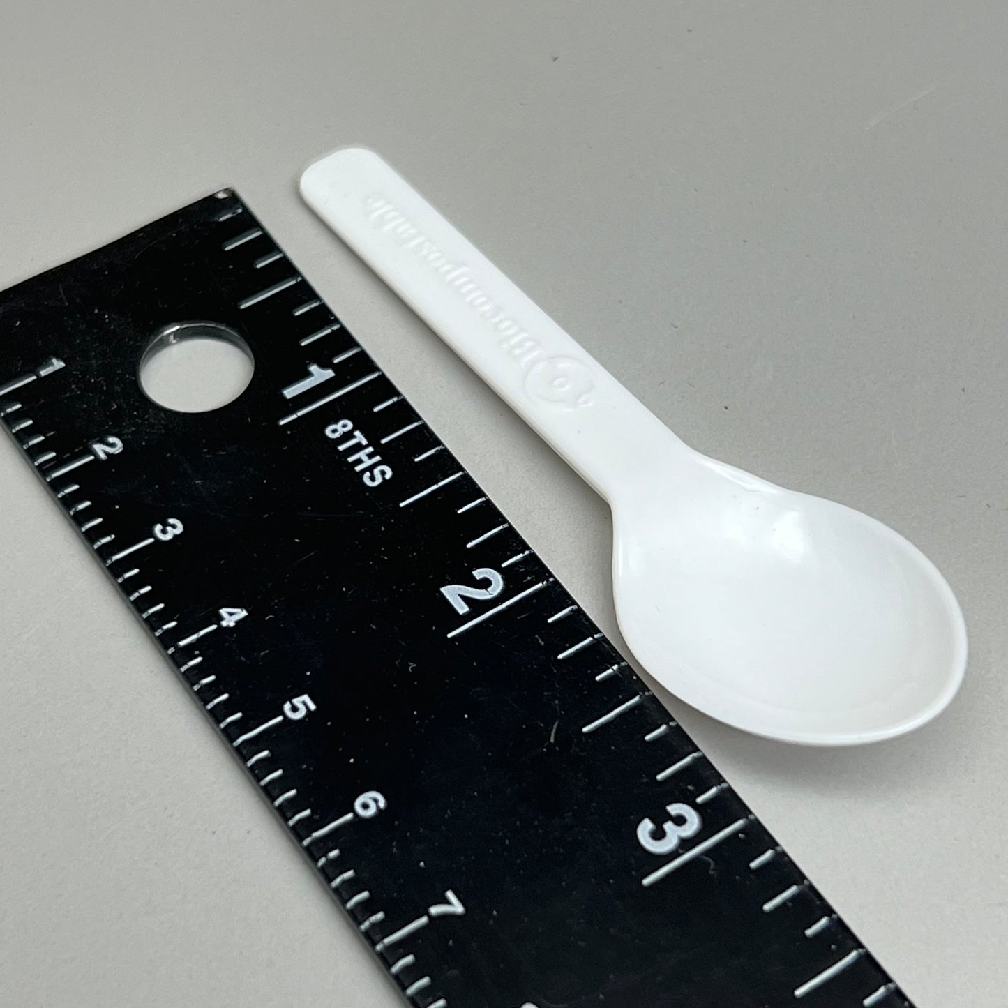 WORLD CENTRIC 3000PK! Compostable PLA Tasting Spoon 3" SP-CS-3