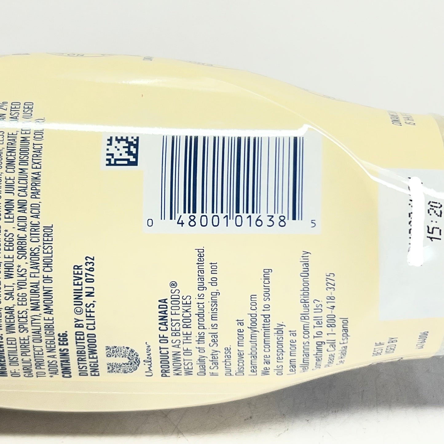 HELLMANN'S (8 PACK) Italian Herb and Garlic Mayonnaise Dressing 11.5 fl. oz. BB 05/26 69996529