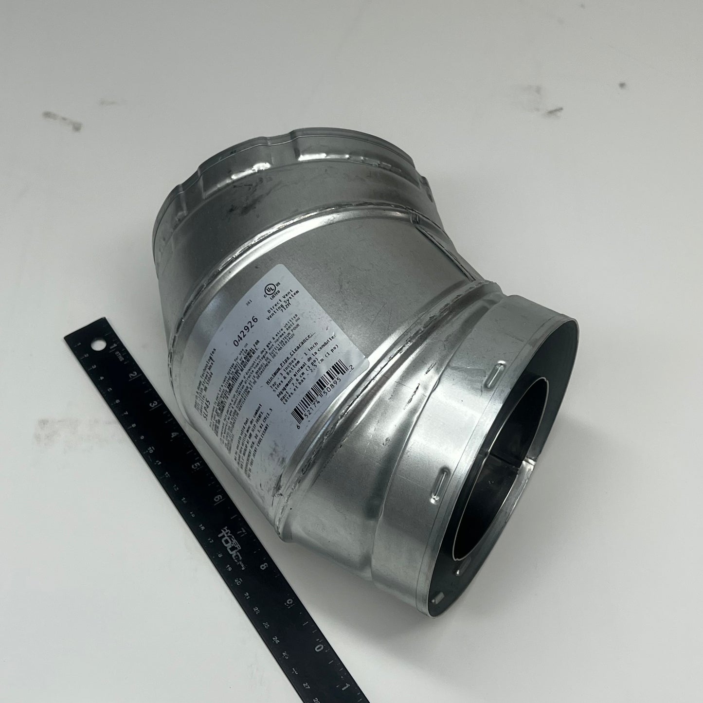 HEARTH & HOME TECHNOLOGYS Venting Pipe Galvanized Steel 45 Degree SLP45