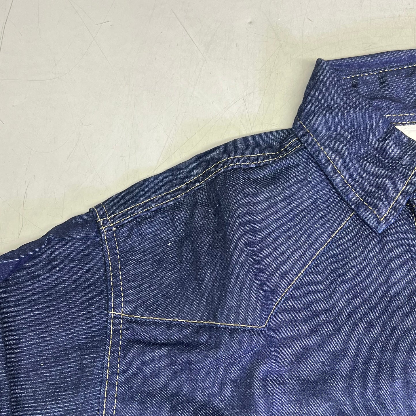 RASCO Flame Resistant Denim Lightweight Work Short Men's Sz 3XL Navy Blue FR1021DN