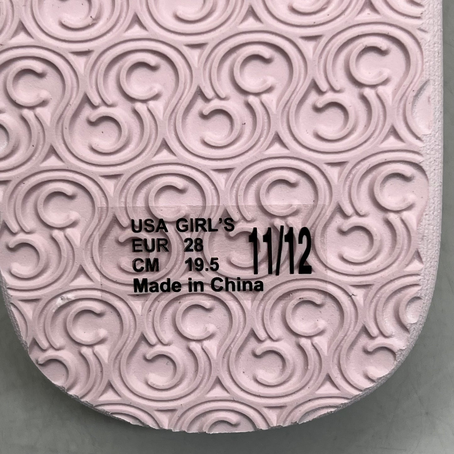 COBIAN Lil' Dana Strap Flower Sandals Kid's Sz 11/12 Pink LDA24-650-11/12