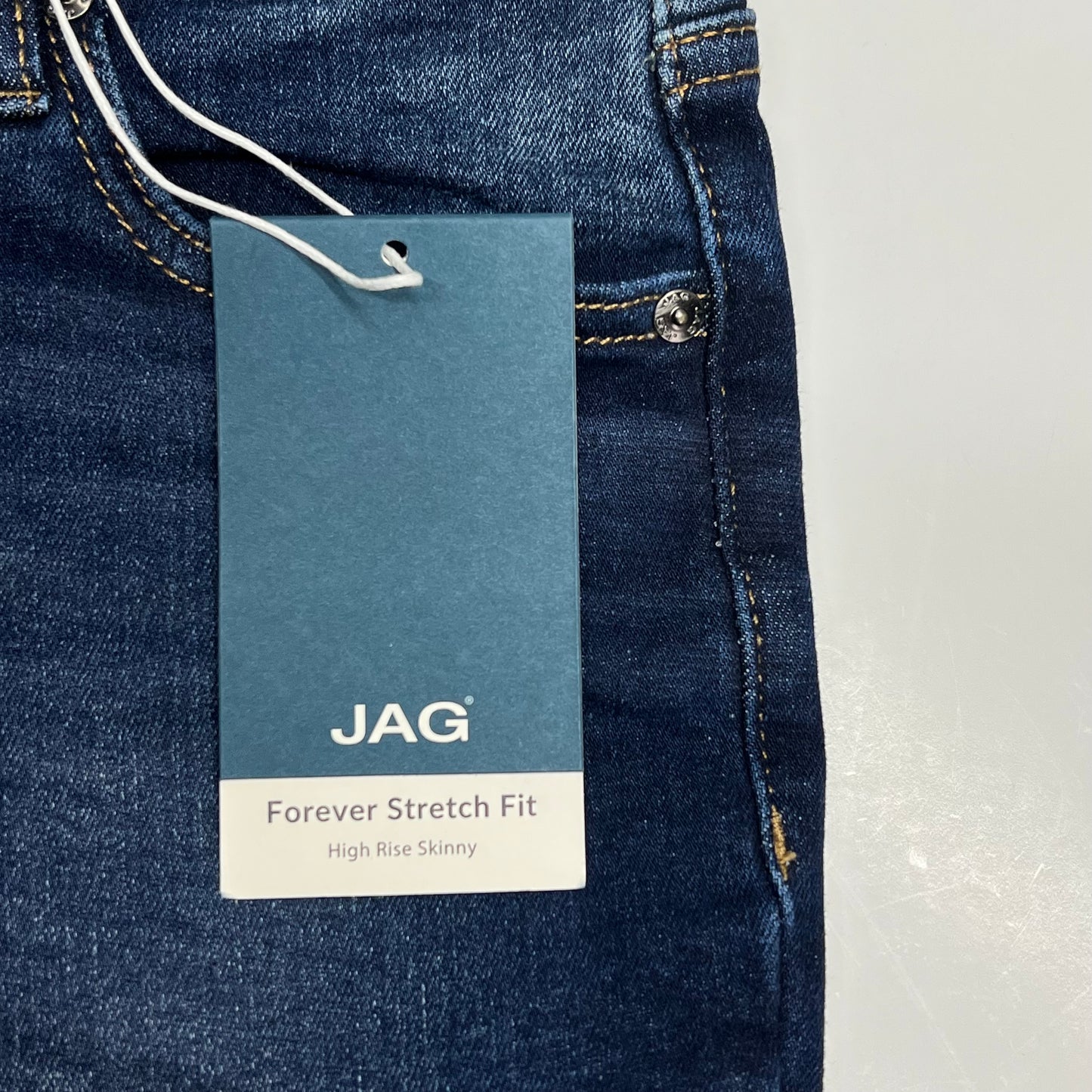 JAG Forever Stretch Fit High Rise Skinny Jeans Women's Sz S/29 Cadet Blue