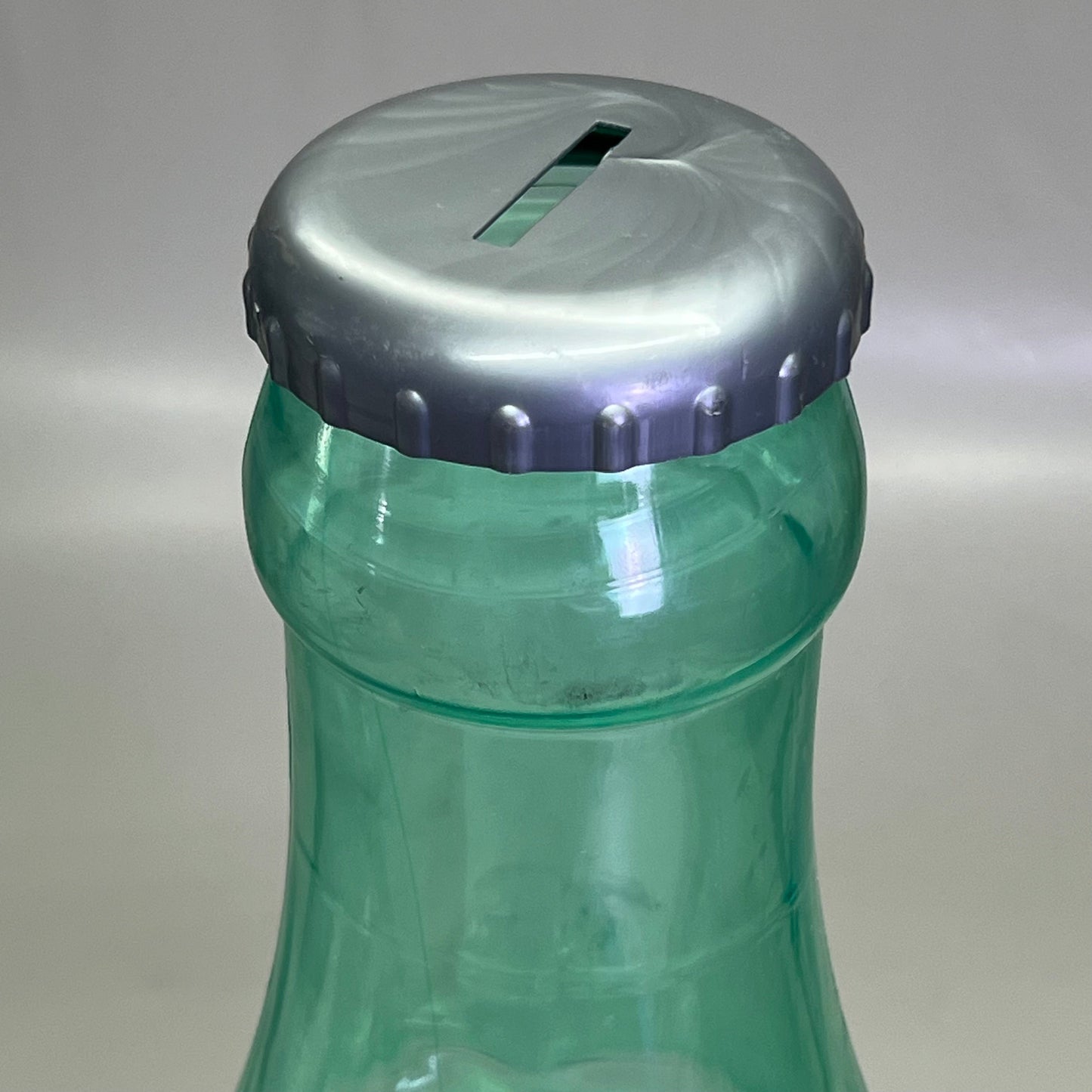 ZA@ COCA-COLA (2 PACK) Plastic Coke Bottle Bank 22"H Green & Red (AS-IS) D