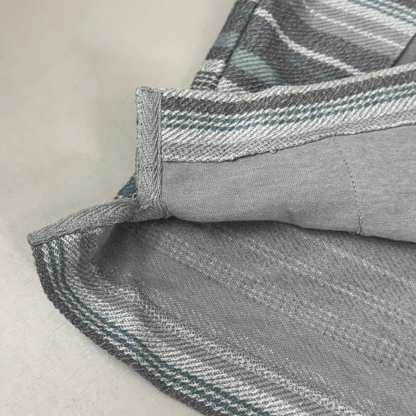 O'NEILL On Bavaro Stripe Button Pullover  Men's Sz 5XL Grey 002482891