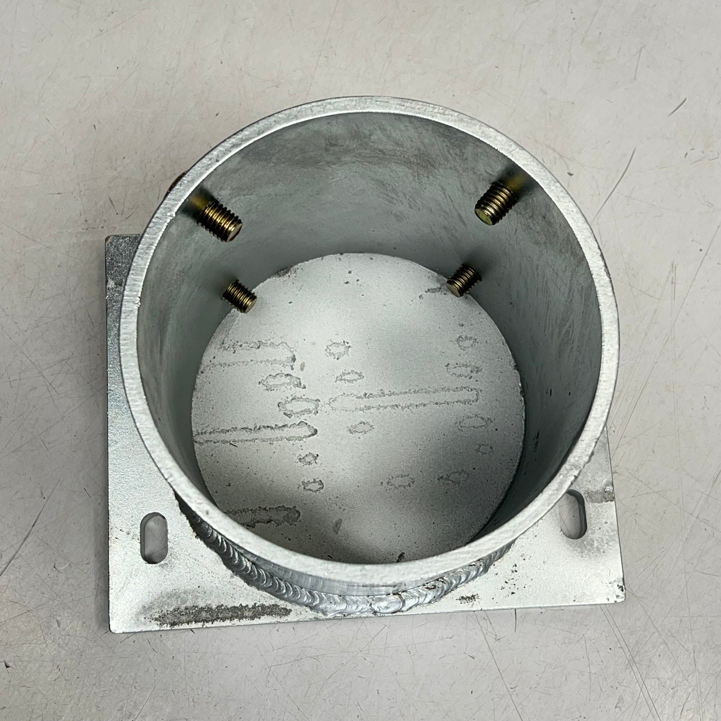 PLP Mpm G2 Pipe Cap Assembly Solar Mounting System 6"x4" Silver 5950061-HGS-VERZ