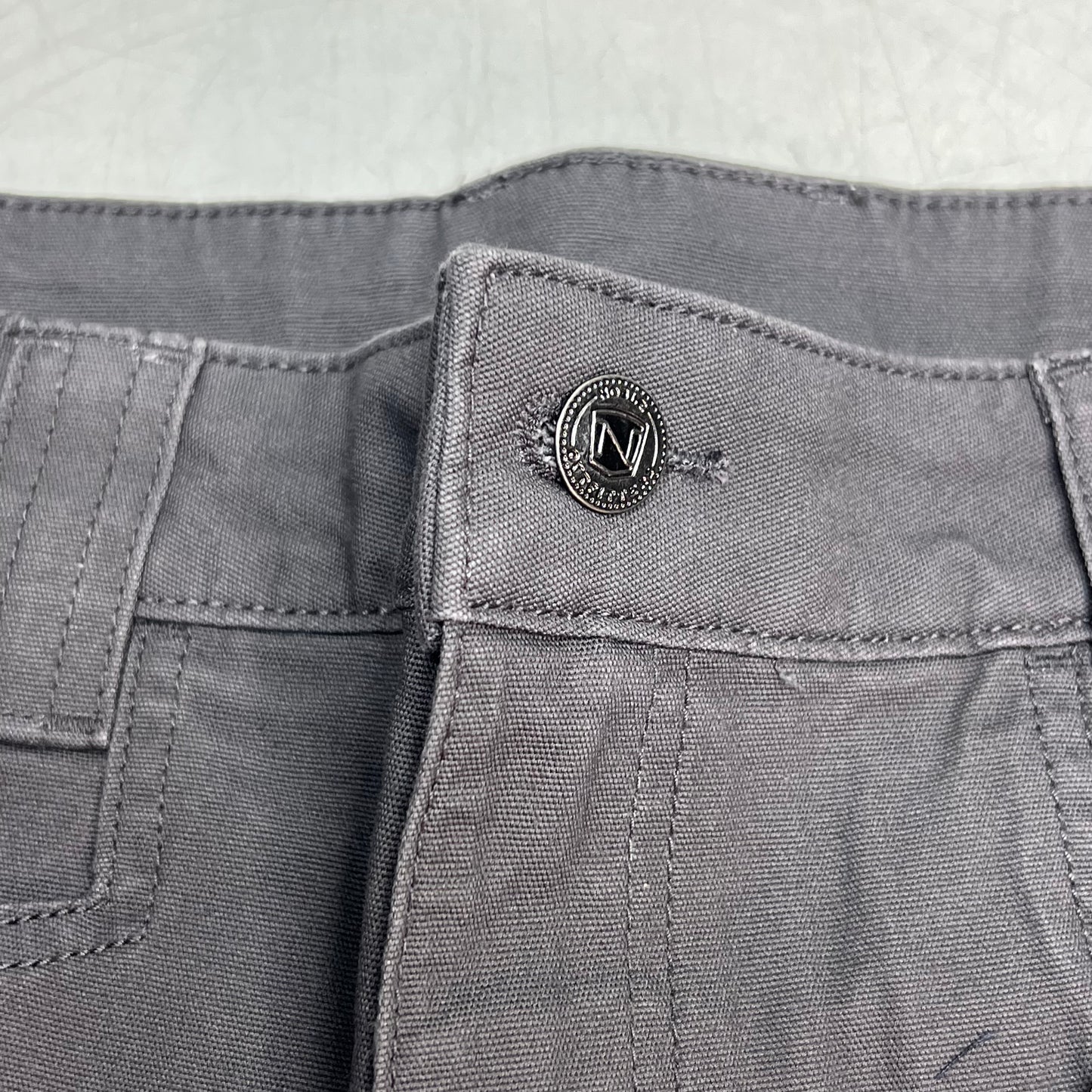 NOBLE OUTFITTERS Flex Stretch Canvas Work Pant Men's Sz 42x34 Asphalt 18425