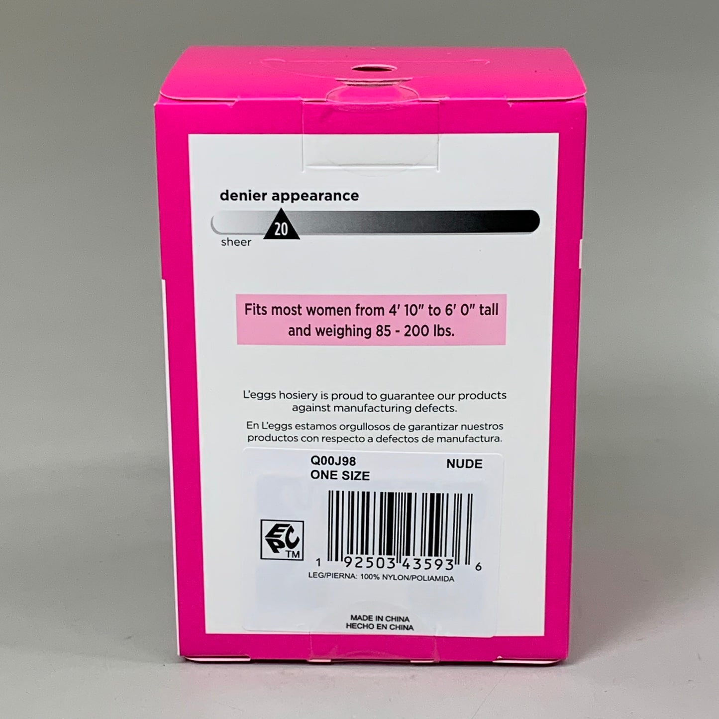 LEGGS Everyday One Size Nude Knee Highs (10 Pair)