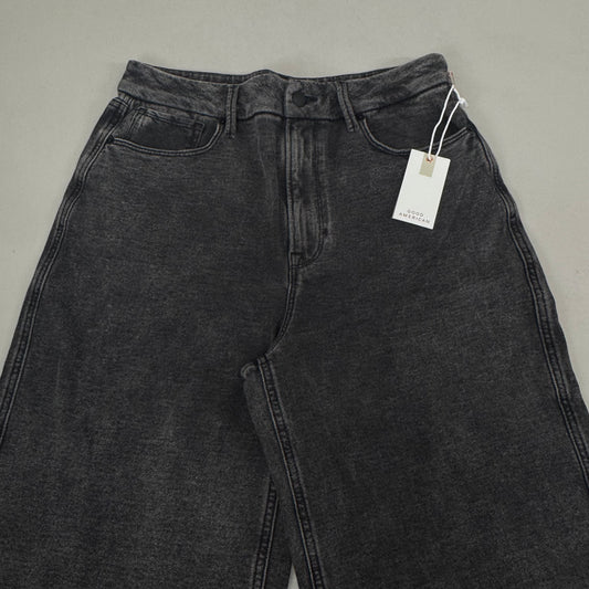 GOOD AMERICAN Jeanius Good Skate Jeans Women's Sz 12 Black GS0409BVN