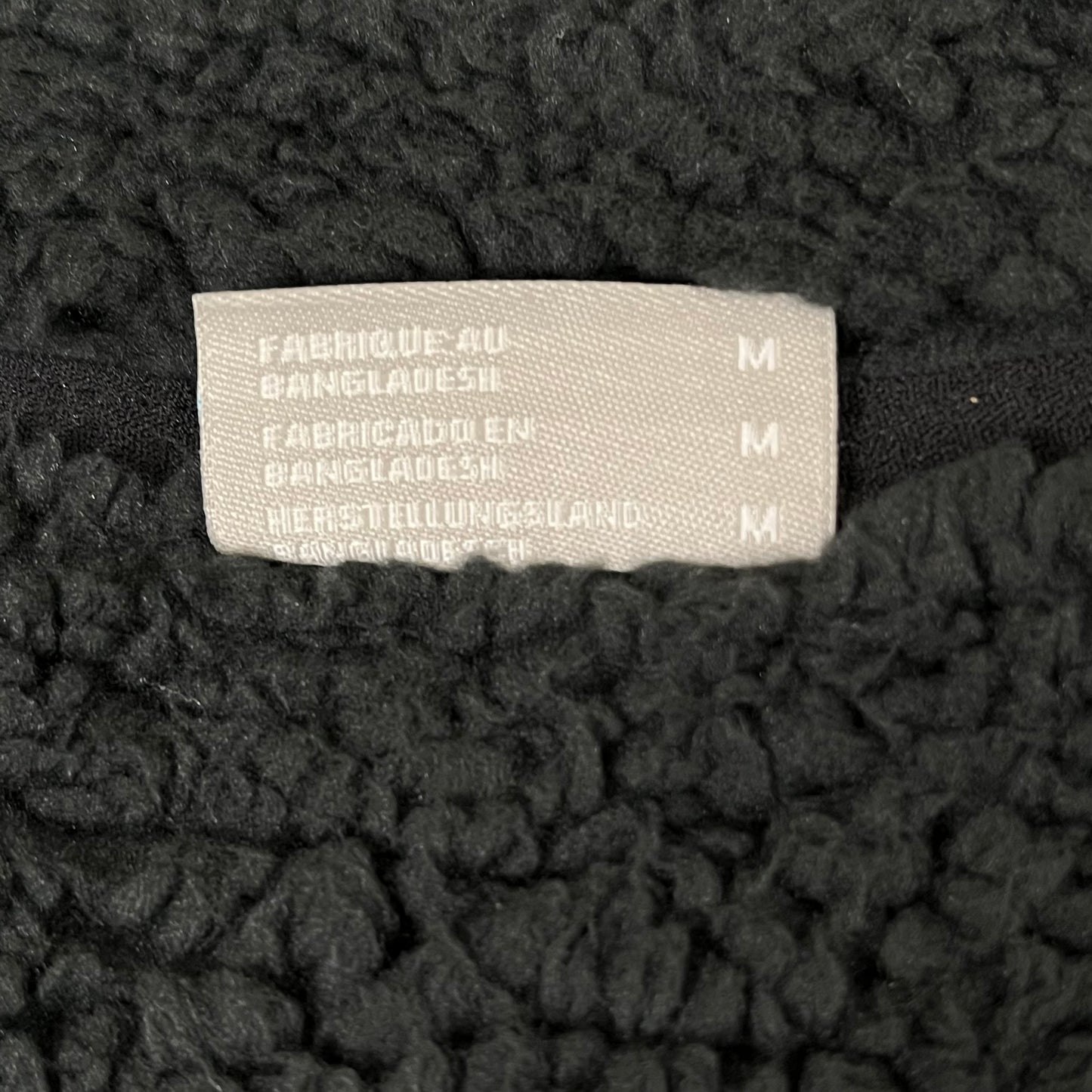COLUMBIA WinterPass Full Zip Fleece Hip Length Jacket Mens Sz M Black 1909121011