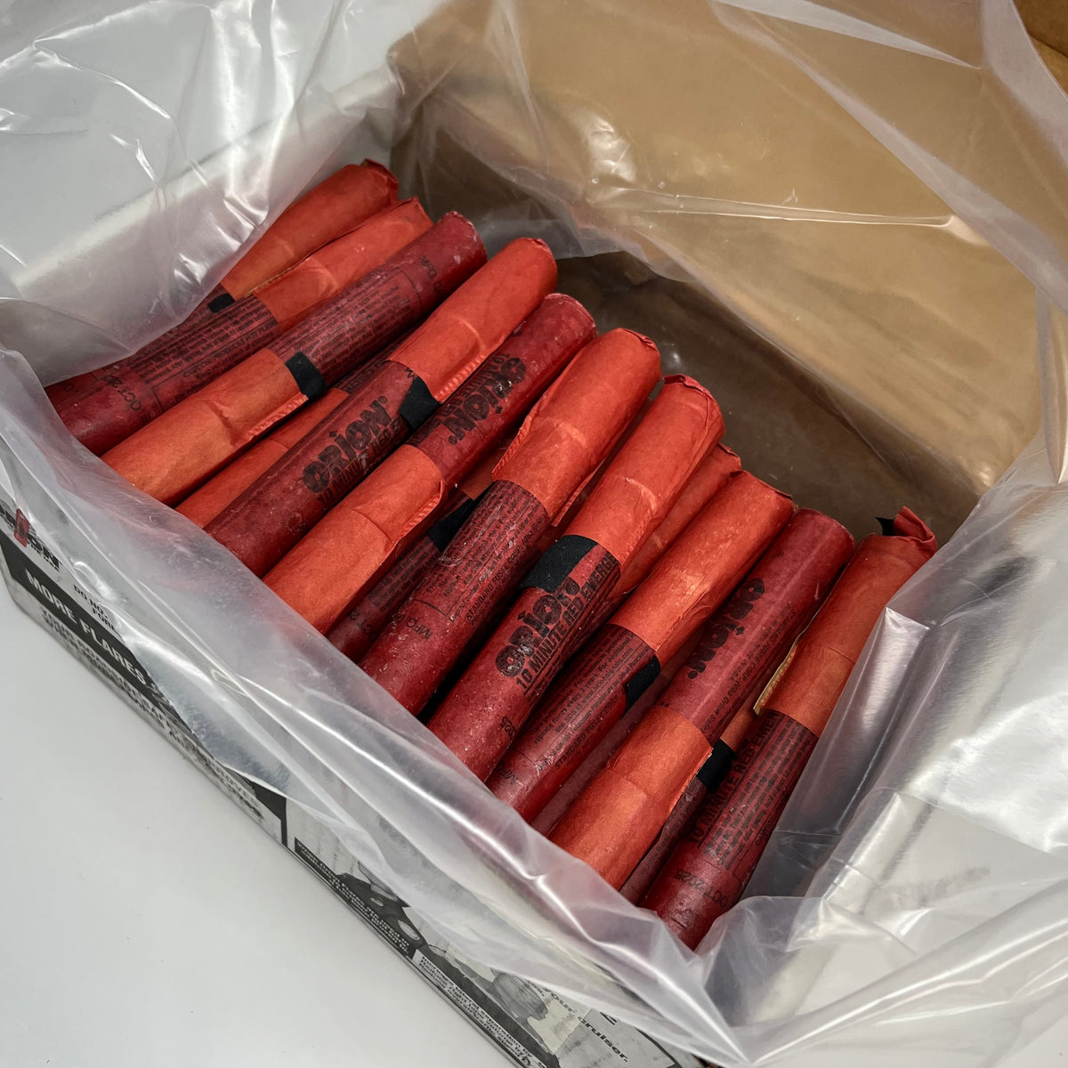 ORION (72 PACK) Safety Flares Roadside Emergency Lasts 10 Minute Red 4715