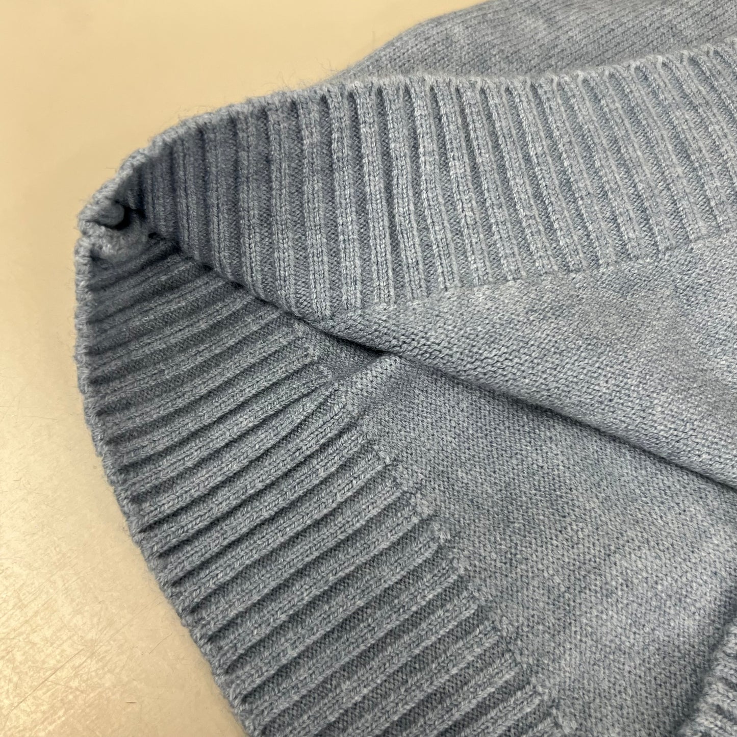 SAMSHIELD Suzanne Equestrian Quarter Zip Sweater Women's Sz S Washed Blue