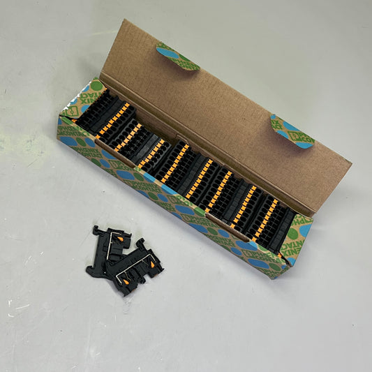PHOENIX CONTACT (50 PACK) Feed Through Terminal Block 800V 24A 12-26 AWG 3212330