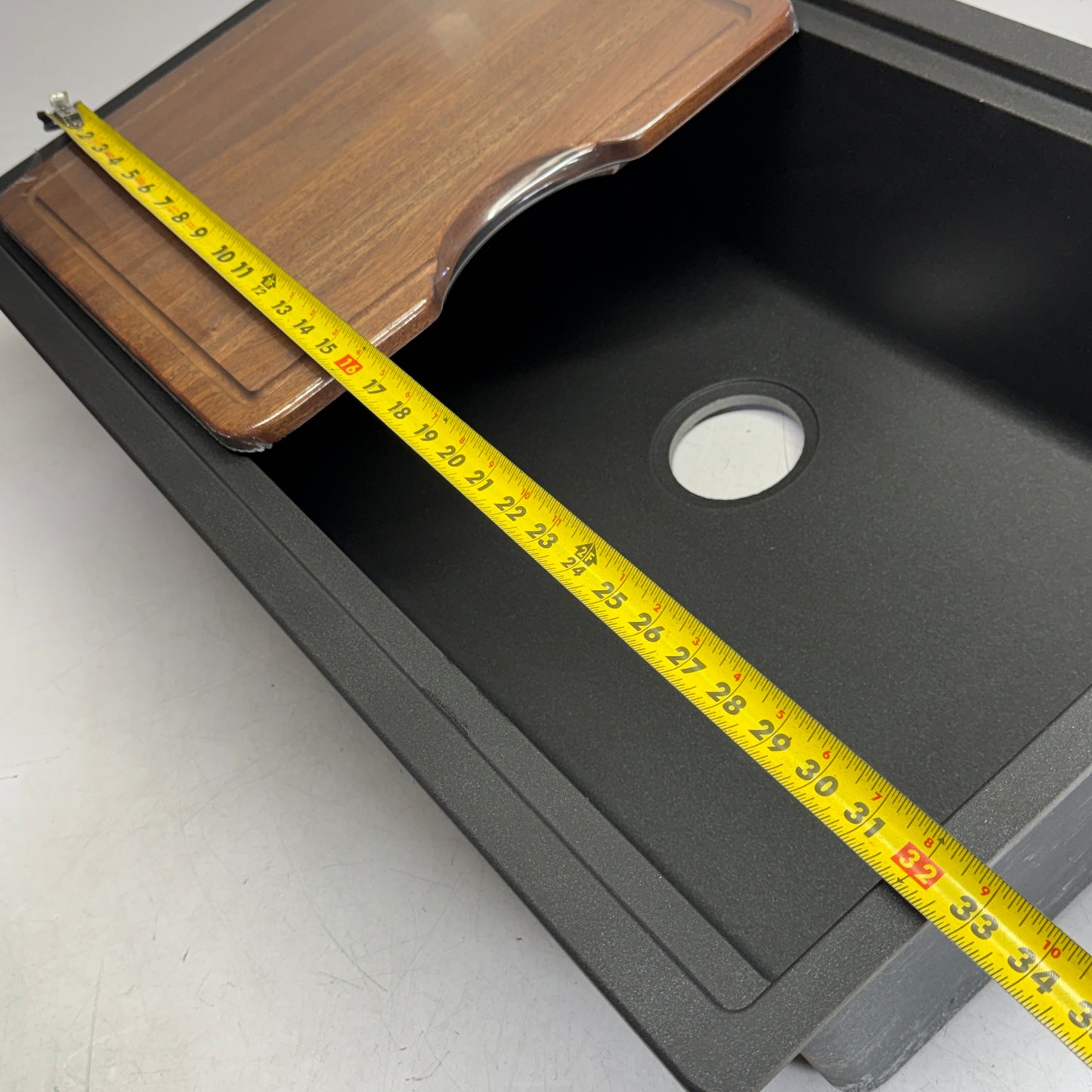 Z@ ELKAY SCHOCK Chelsea N100X Onyx (Black) w/Cutting Board GERMANY
